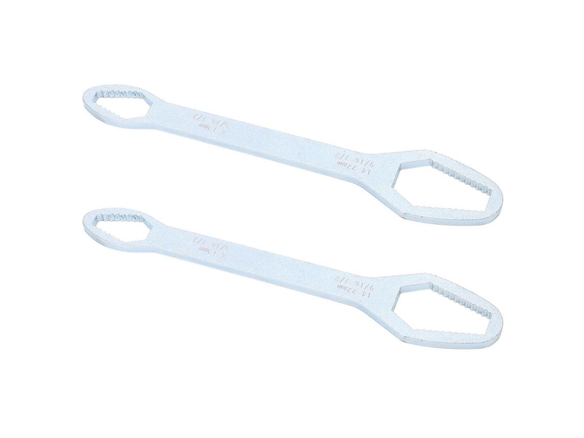 2 Peças Chave 8-22mm Bico Duplo Autoapretável Multifuncional Ferramenta Manual Para Reparação E Prateamento Eletrolítico