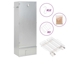Vidaxl Defumador P/ Churrasqueira C/ Gerador Fumo Frio Aço Galvanizado