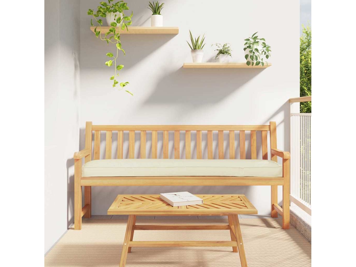 Vidaxl Conjunto De Almofadas Para Palete 2 Unid. Tecido Oxford Creme