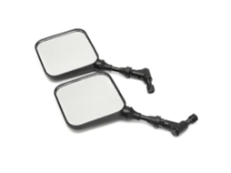 2pcs Retrovisores Traseiros Pretos Para Suzuki Dr 200 250 350 Drz 400 650