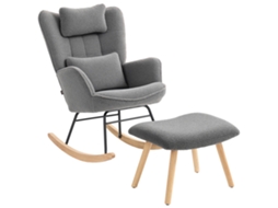 Poltrona extensível com braços e pés revestidos em couro sintético,para sala ou quarto PENGJIANG SHOP