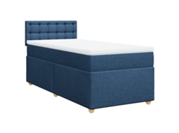 Box Spring Bed, Box Spring Beds Vidaxl Azul Tecido (80 X 200 Cm)