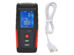 Detector de Radiação EMF LCD com Alarme Sonoro e Luminoso