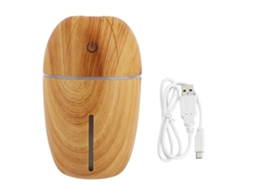 Laxiscreed Umidificador De Ar Pequeno Usb, Silencioso, Com Estilo De Madeira Para Escritório E Casa