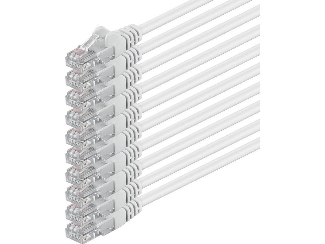 Cabo de Rede 1ATTACK (RJ45 - 3 m - Branco)
