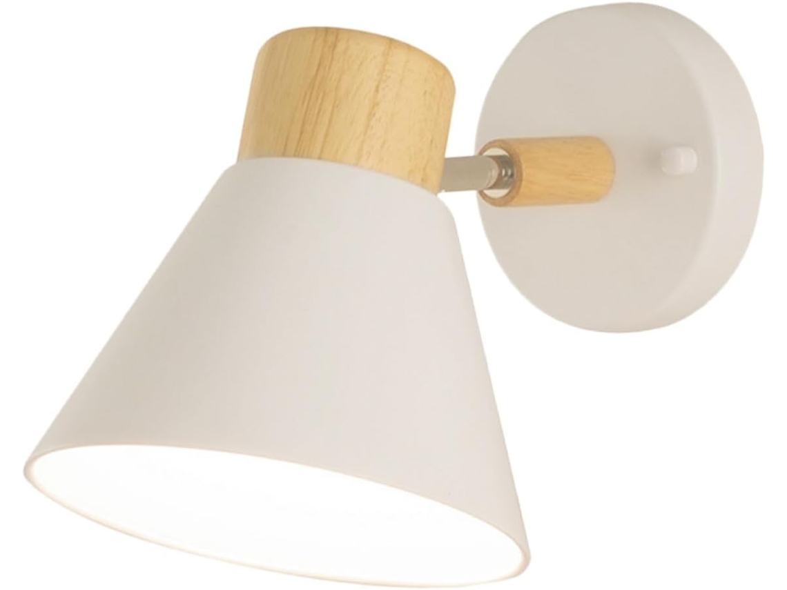 Luminária de Cabeceira Led Moderna para Sala de Estar, Design Branco SFUSHOS