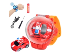 Brinquedo De Carro Rc Com Relógio Controle Remoto Mini Carro Com Luz Led Presente