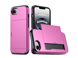 Capa Protetora À Prova De Choque Para Iphone 16e - Compartimento Para Cartão
