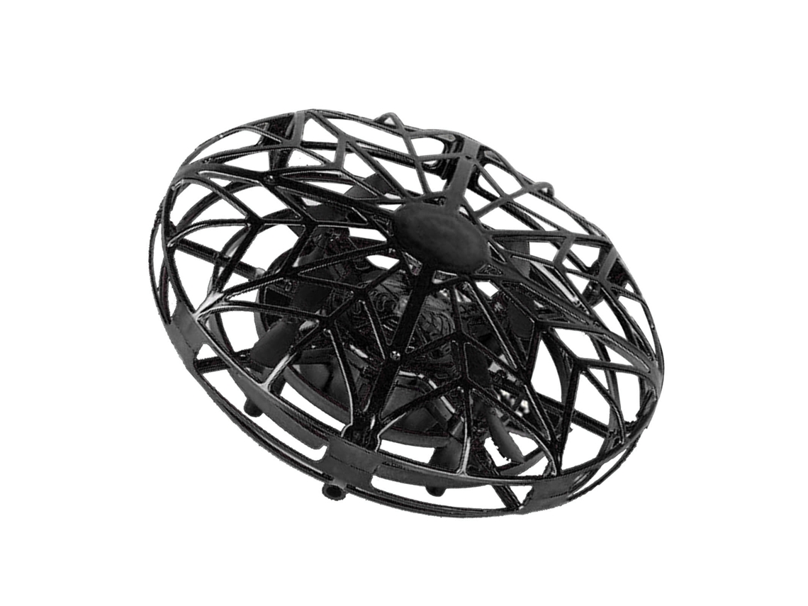 Primerox girador de Voo Leve Drone Manual Brinquedo Ufo para Crianças Presente Indoor Outdoor Preto