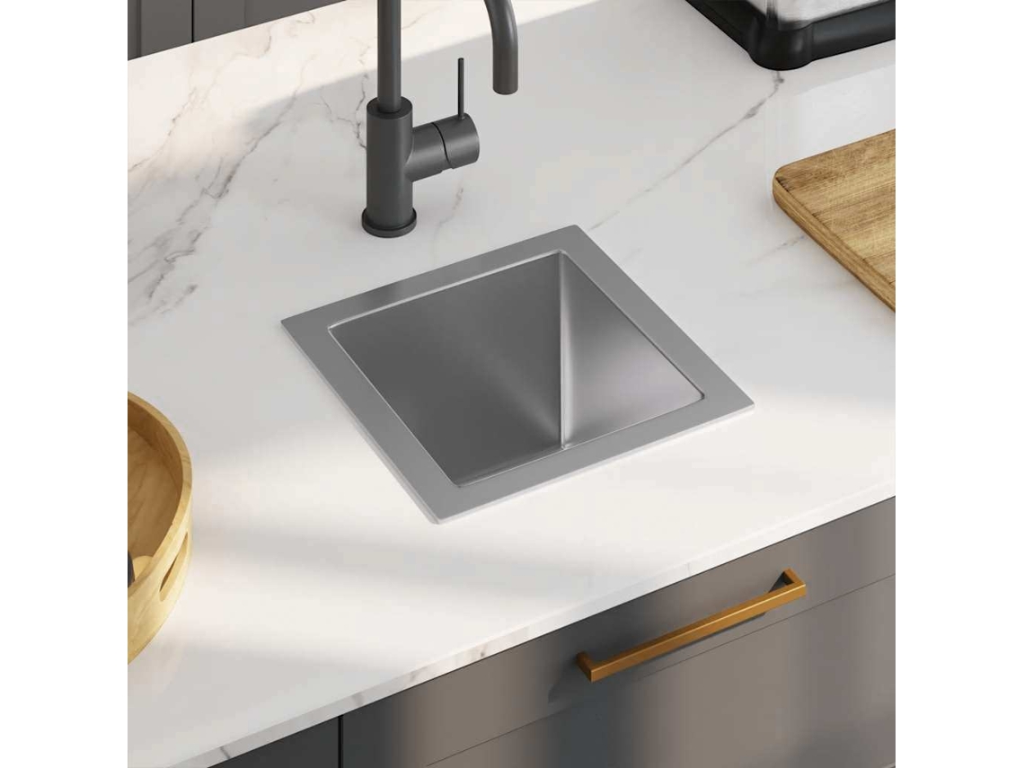 Vidaxl Lava-louça De Cozinha Artesanal Aço Inoxidável