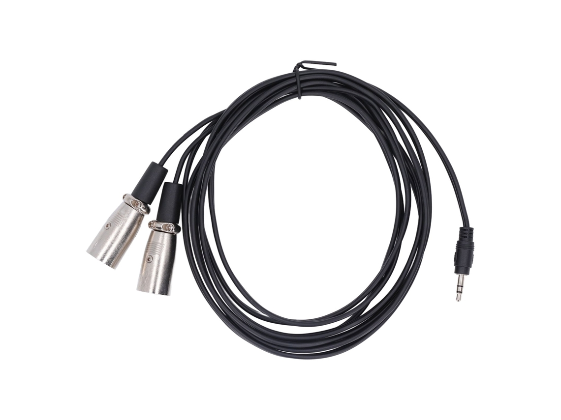 2026 cable 3.5mm Macho a Doble Xlr Macho Trs Stereo Splitter Adaptador para Micrófono