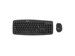 Kit Básico de Teclado e Mouse Sem Fio TELLUR Preto