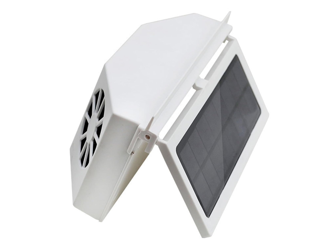 Ventilador Solar Para Carro Packove, Ideal Para Camping, Com Energia Solar Para Extração De Ar, Feito De Material Abs