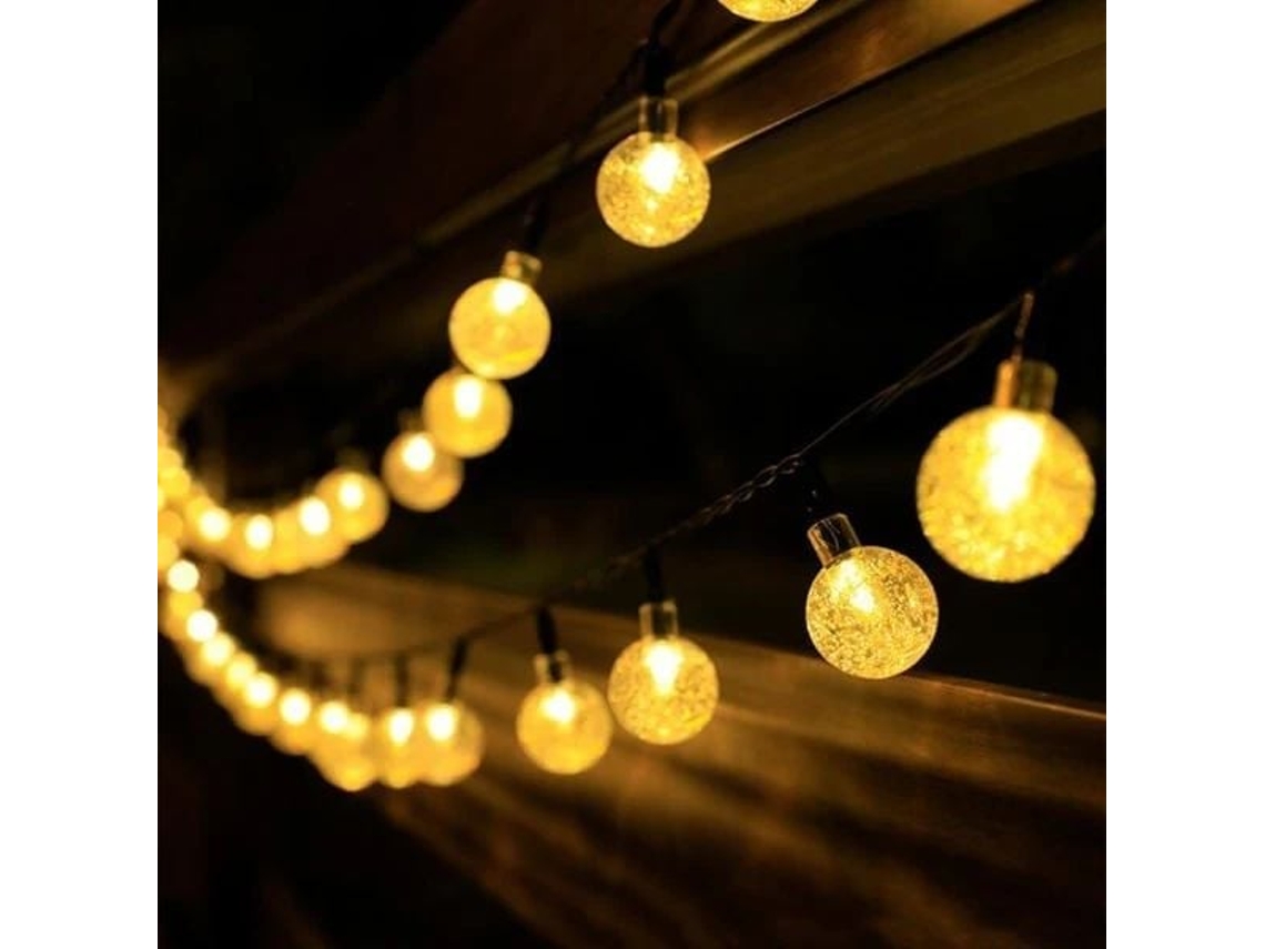 Luminária Solar para Exterior 50 Leds 7m 8 Modos IP65 para Jardim Pátio AQUAFORGE