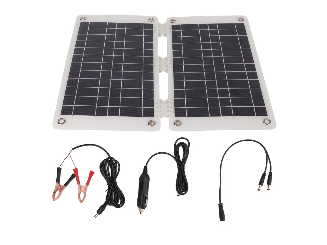 Carregador de Painel Solar 15 W com Saída Usb Dupla BRILVIBERA