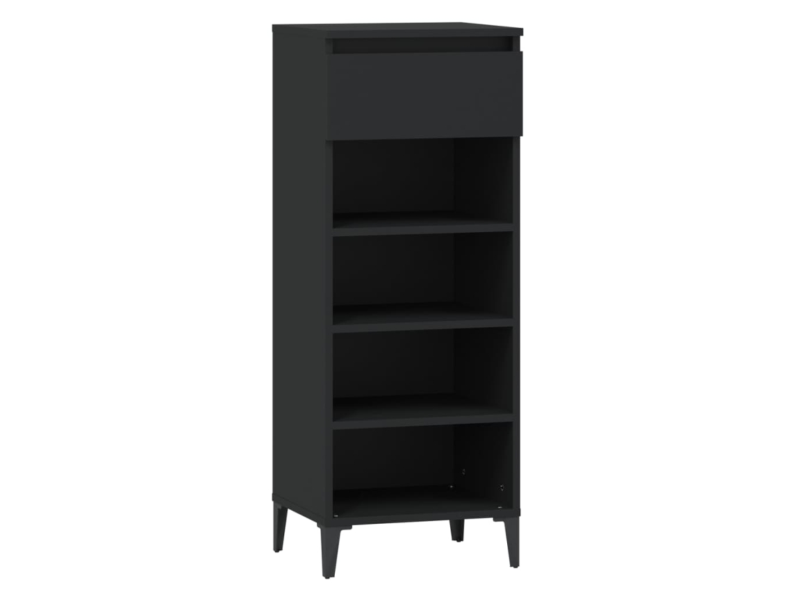 Shoe Rack, Shoe Racks Vidaxl Preto Madeira Processada (n/a)