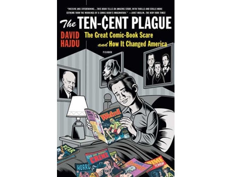 Livro The Ten-Cent Plague de David Hajdu (Inglês)