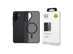 Capa Protetora 3mk Smoke Magcase Para Samsung Galaxy A37, Antirriscos, Sem Adesivo.