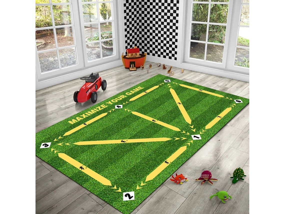 Tapete De Treino De Futebol De Interior Dobrável, Resistente E Antiderrapante (amarelo, 60 X 90 Cm) Para Crianças.