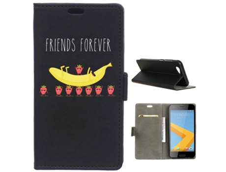 Capa HTC One A9s BECOOL Banana e Morango Multicor
