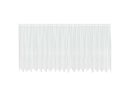 Maison Exclusive - Cortina De Renda Com Cortinas Branco 140 X 500 Cm Poliéster