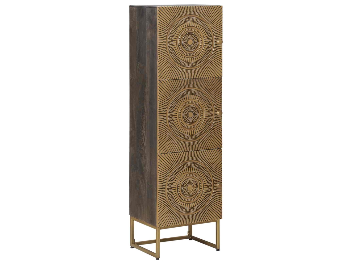 Vidaxl Buffê Latão 35 X 30 X 120 Cm
