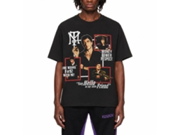 Rockinstone Scarface Movie Box Collage Black Adult T-shirt Size:xxxl