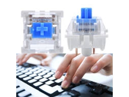 10 Interruptores Azuis Montados Em Placa Para Teclado Mecânico Newgiant Rgb Series