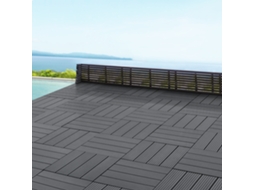 Pavimento Exterior [EN.CASA] (30 x 30 x 2,2 cm - Wpc - Multicor)