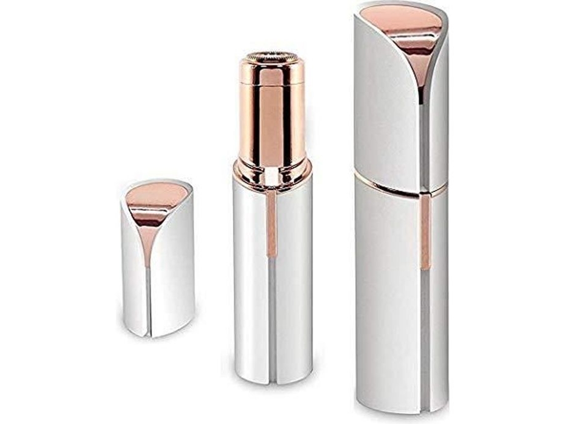 Aparador Elétrico de Sobrancelhas Indolor Portátil Feminino Branco AQUAFORGE