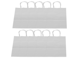 Sacola De Papel Kraft Portátil (embalagem Presente, Acessório Para Festas)