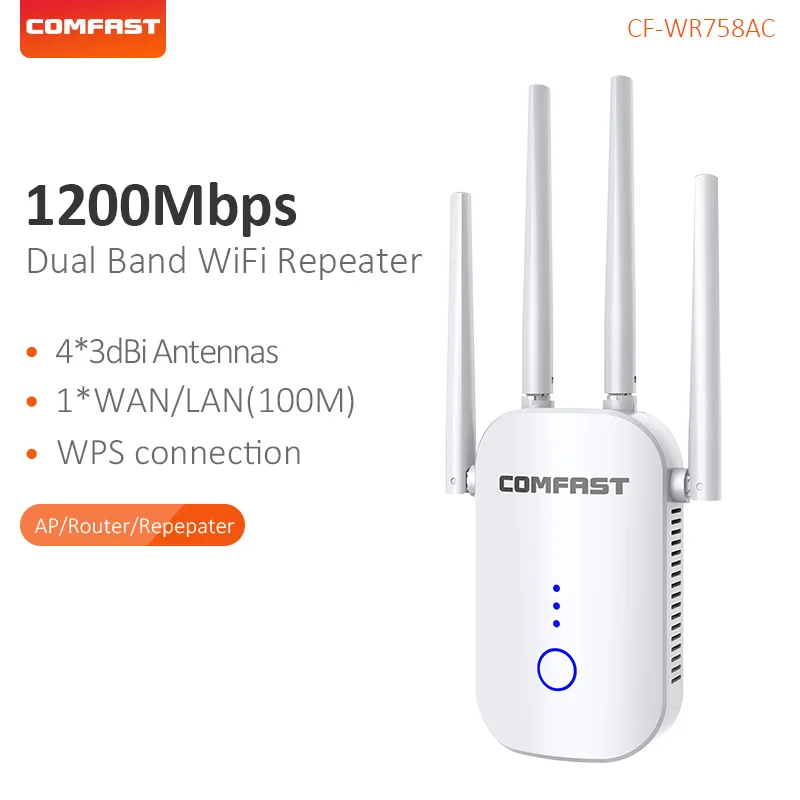 Repetidor Wifi4 De 300m, Extensor De Sinal, Repetidor Dual-band, Amplificador De Sinal, Plugue Padrão Europeu