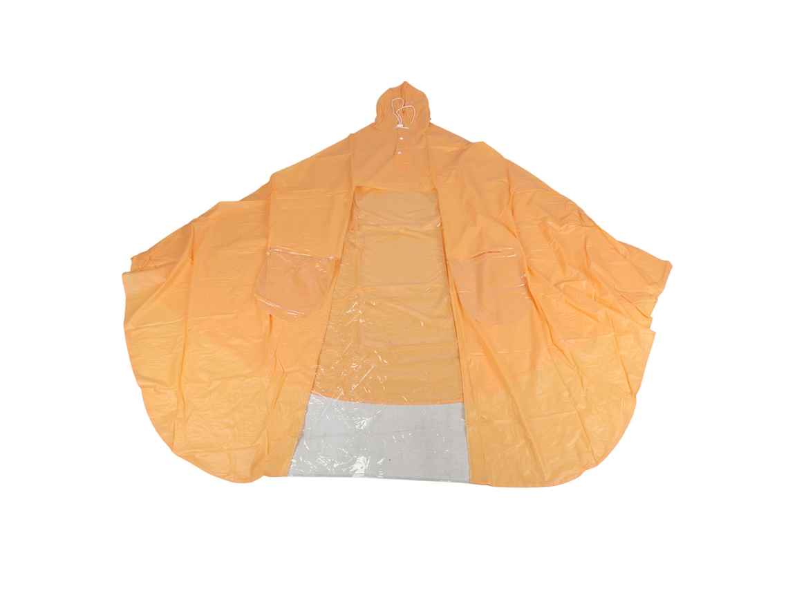 Poncho Business Liso para Bicicleta Elétrica com Capuz e Cobertura de Espelhos