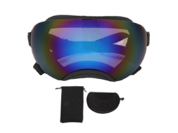 Óculos de Proteção UV para Cães com Lentes Azuis, Ajustáveis, para Raças Médias e Grandes, Proteção Ocular, Óculos de Sol para Cães | S/MARCA