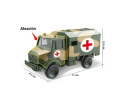 Carrinho de Brinquedo Militar Infantil em Metal, Escala 1:50. MDUG