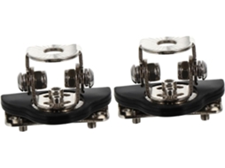 Conjunto de 2 suportes de montagem para barra de luz em aço inoxidável.