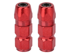 2 Peças De Bico Plano De Graxa Para Pistola De Graxa, Acessórios De Lubrificação (vermelho)