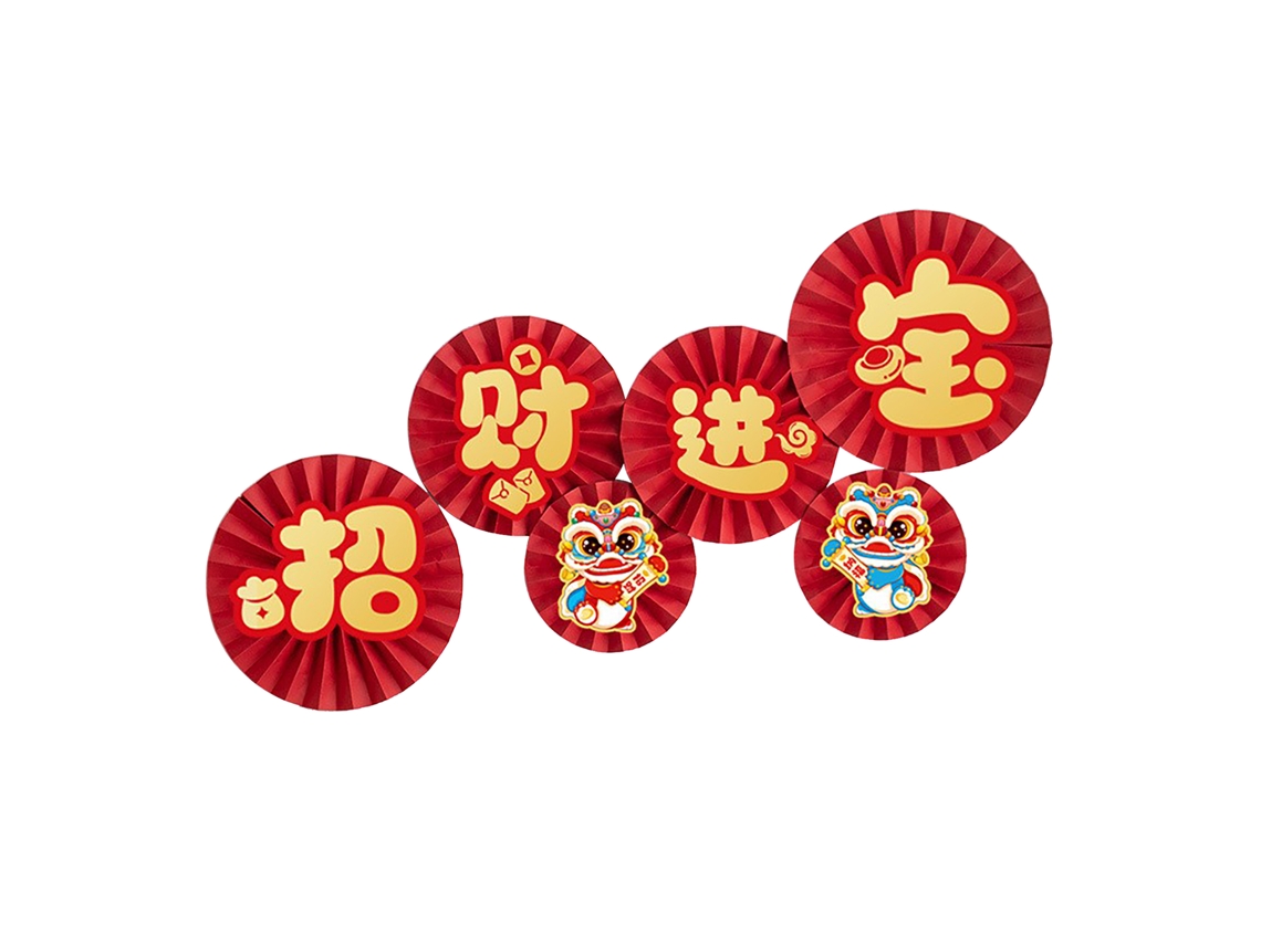 Laxiscreed Fitas Decorativas Lucky Fortune Red Para Festas E Ano Novo