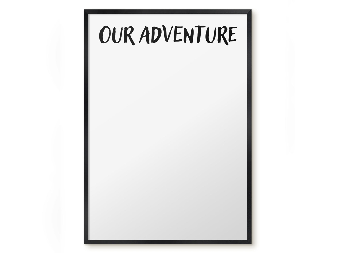 Magnetic Wall Board Our Adventure For The Office Espelharte (50x70 Cm)