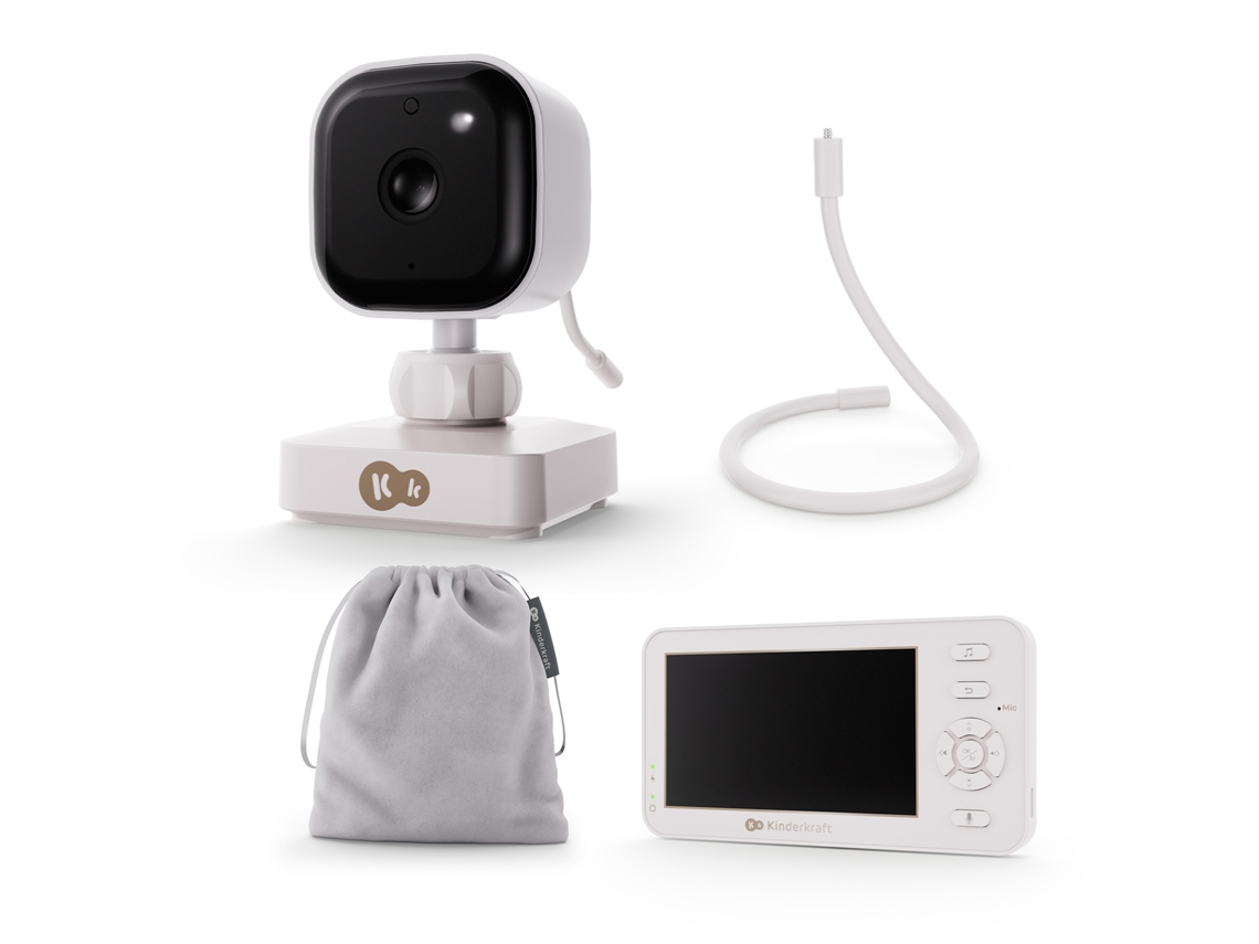 Monitor De Bebê Sem Fio, Visão Noturna, Monitoramento De Temperatura, Microfone, Babá Eletrônica Kinderkraft Niteeye Travel
