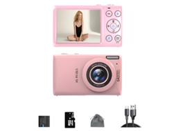Câmaras Digitais Szsmart Cdc1 Leve E Portátil 32gb Cor De Rosa