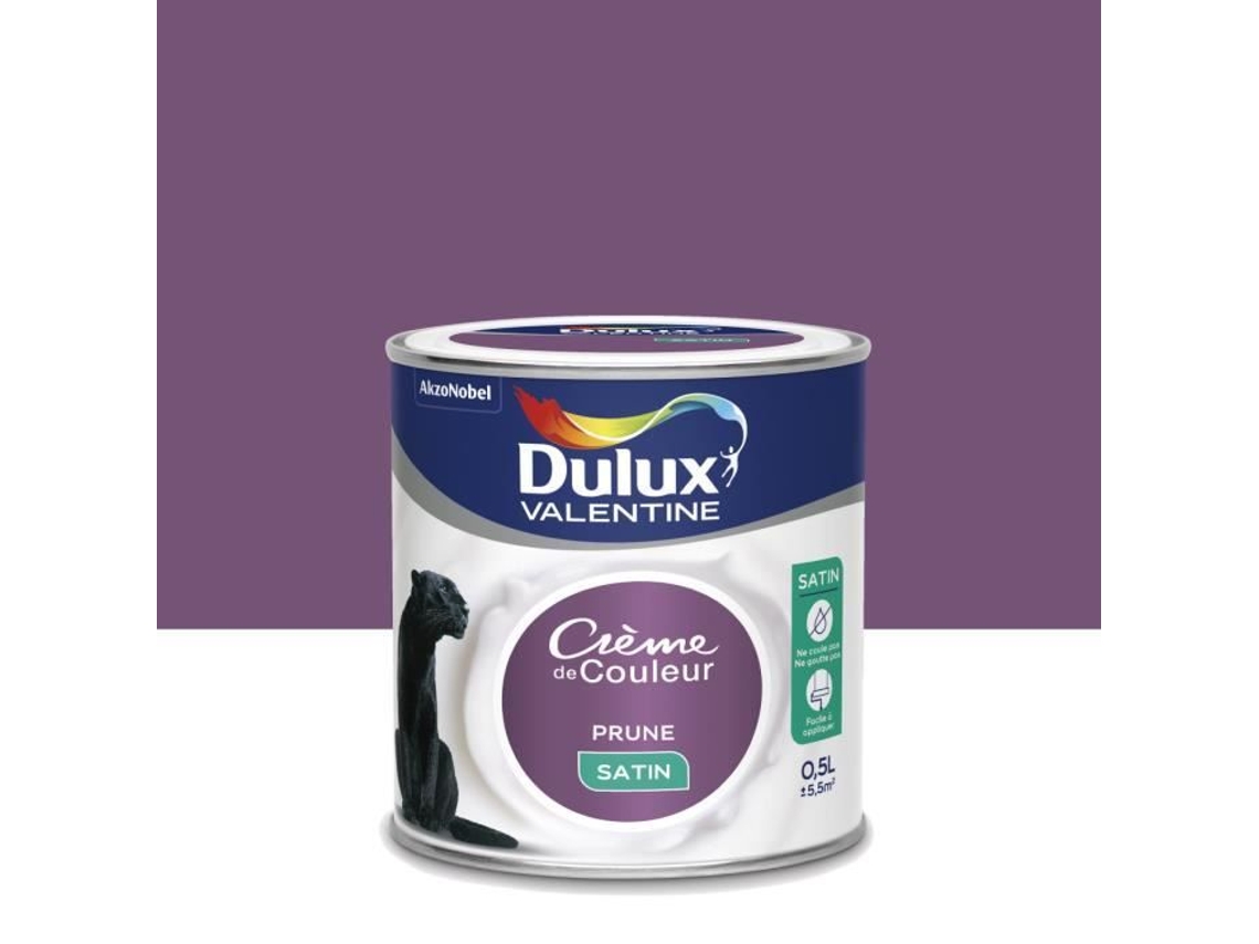 Pintura Dulux Valentine Creme De Cor Pruna Satinado Gliceroftálico Monocamada