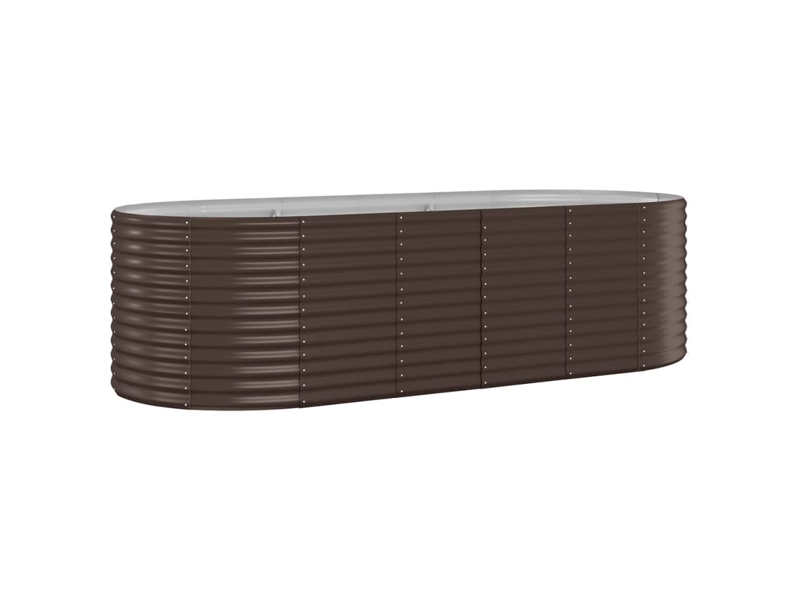 Garden Raised Bed, Garden Raised Beds Vidaxl Marrom Aço (249 X 100 X 68 Cm)