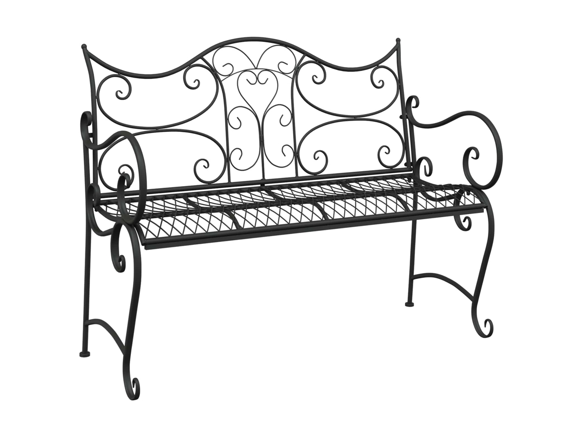 Maison Exclusive - Banco De Jardim 2-número De Lugares 114 X 56,5 X 90 Cm Aço