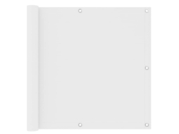 Vidaxl Tela De Varanda 90x400 Cm Tecido Oxford Branco