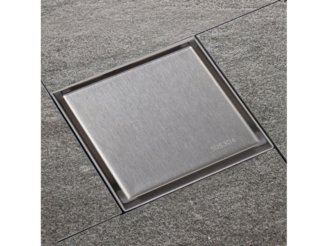 Ralo de Chuveiro em Aço Inoxidável 1.3 mm para banheiro 4 polegadas AQUAFORGE