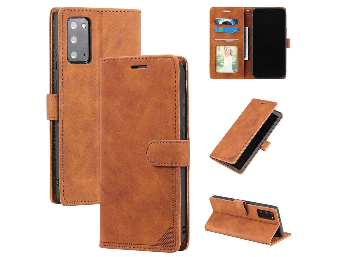 Capa Couro Para Samsung Galaxy Note20, Elysve