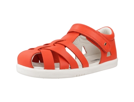 Sapatos De Criança Bobux Tropicana Ii Pele Laranja (28)