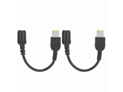 Aetheria 2pcs Conversor de Energia Cabo Adaptador 5.5x2.1mm para 7.9x5.5mm para Lenovo Thinkpad X1/x240/g405