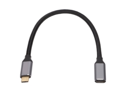 Extensor de Cabo Usb C Macho para Fêmea 4k 100w Pd 5a